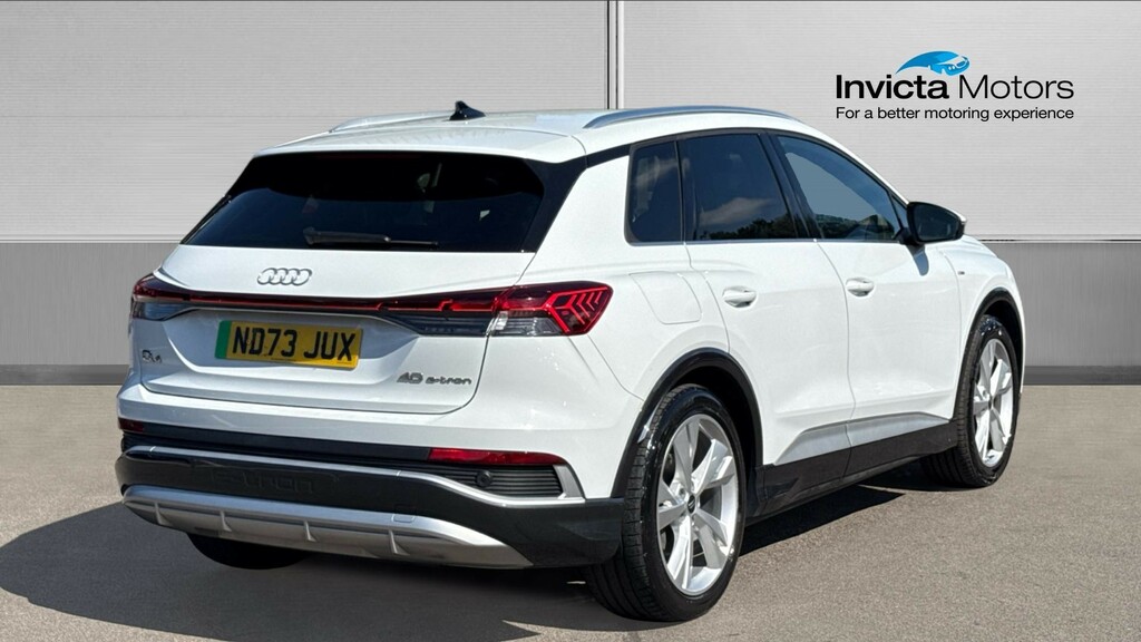 Audi Q4 E Tron S Line ND73JUX White #3