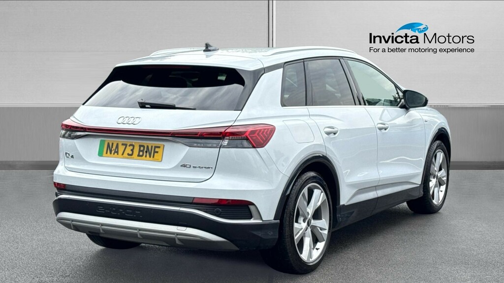 Audi Q4 E Tron S Line NA73BNF White #3