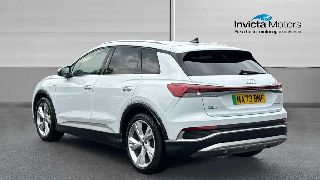 Audi Q4 E Tron S Line NA73BNF White #5
