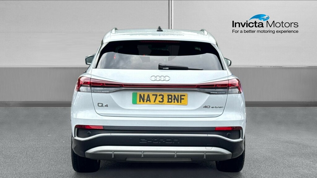 Audi Q4 E Tron S Line NA73BNF White #4