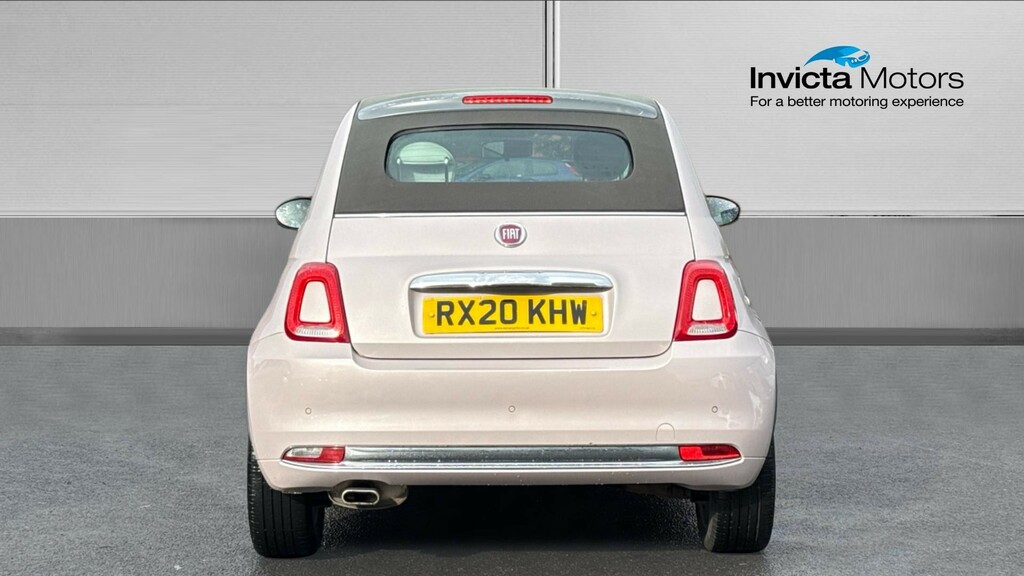 Fiat 500 Convertible Pink #4