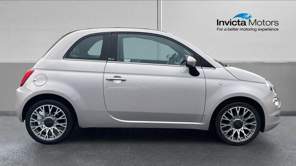 Fiat 500 Convertible Pink #2