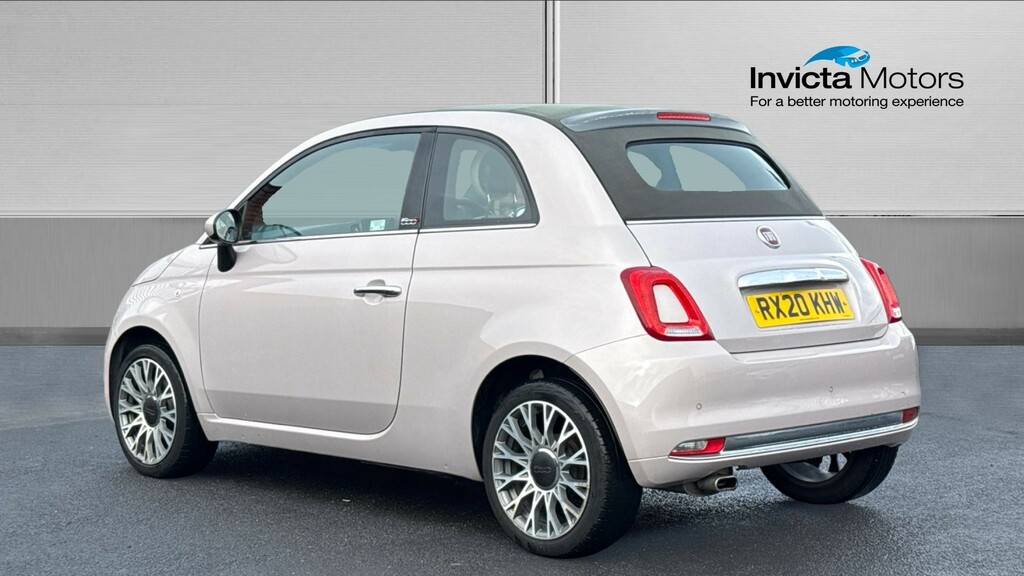 Fiat 500 Convertible Pink #5