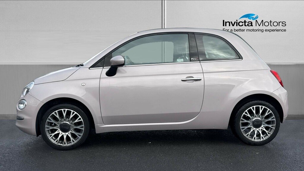 Fiat 500 Convertible Pink #6