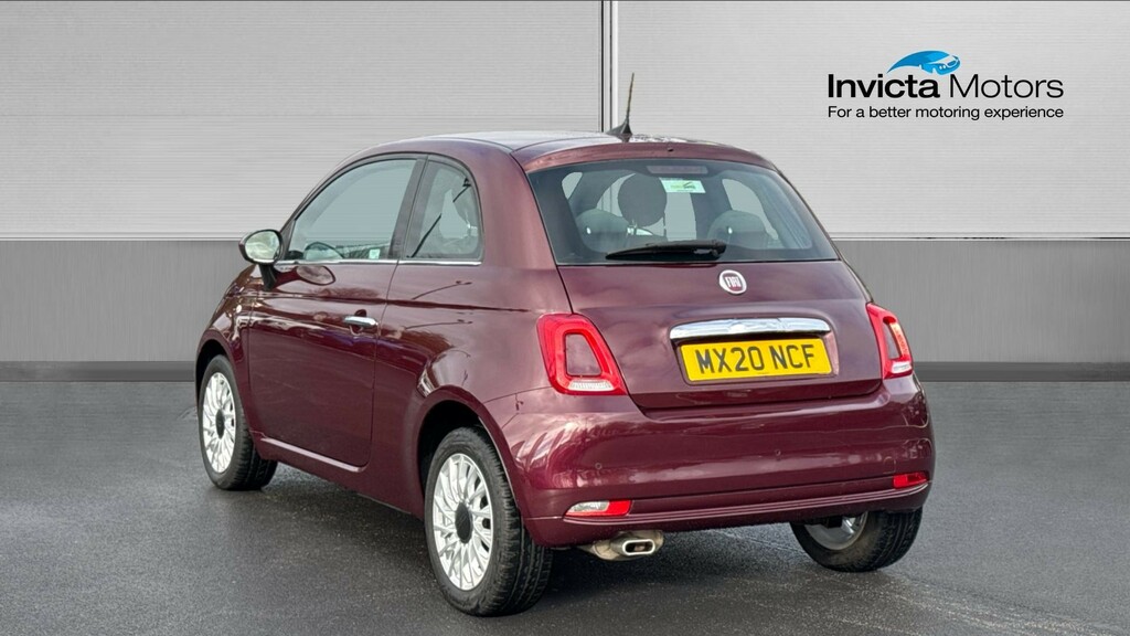 Fiat 500 Lounge Red #4