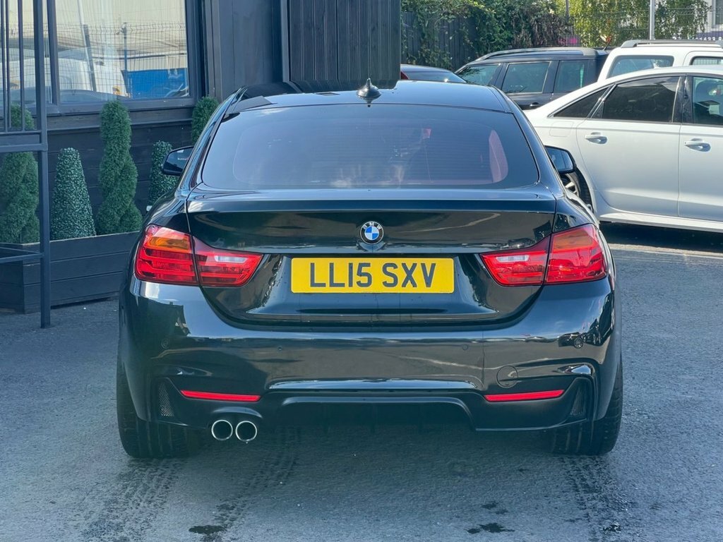 BMW 4 Series Gran Coupe 2L M Sport LL15SXV Black #4