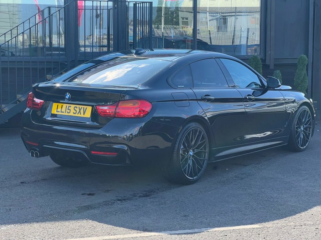 BMW 4 Series Gran Coupe 2L M Sport LL15SXV Black #3