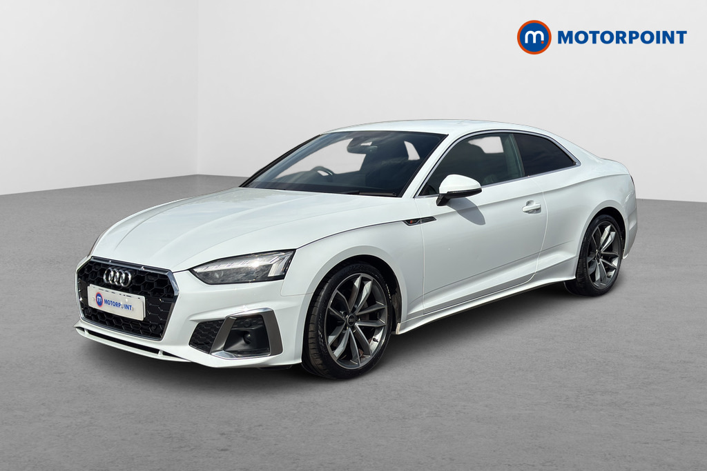Audi A5 40 Tfsi 204 S Line S Tronic LT22KDJ White #3