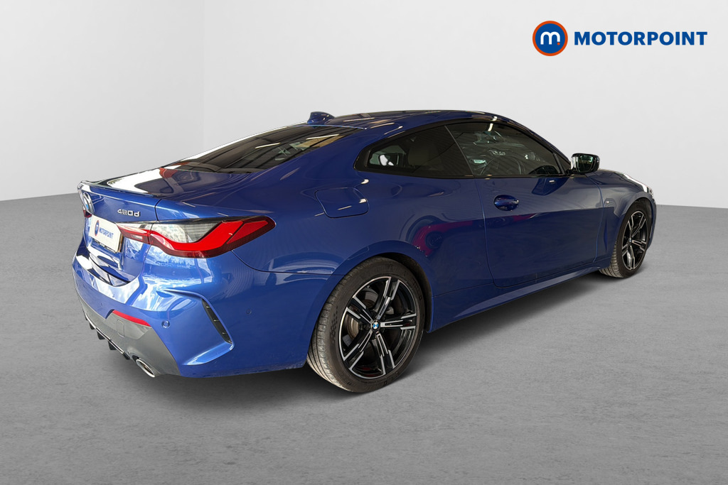 BMW 4 Series 420D Mht M Sport Step HX71NNM Blue #5