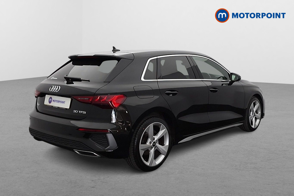 Audi A3 30 Tfsi S Line FH72BZF Black #5