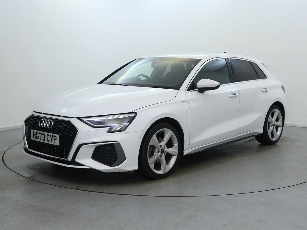 Audi A3 35 Tfsi S Line HG73CYP White #3