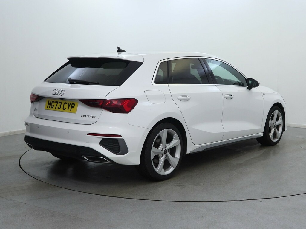 Audi A3 35 Tfsi S Line HG73CYP White #5