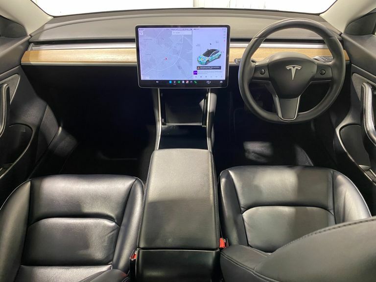 Tesla Model 3 Long Range 346Ps Ev Dual Motor 4Wde ML69LLP White #4