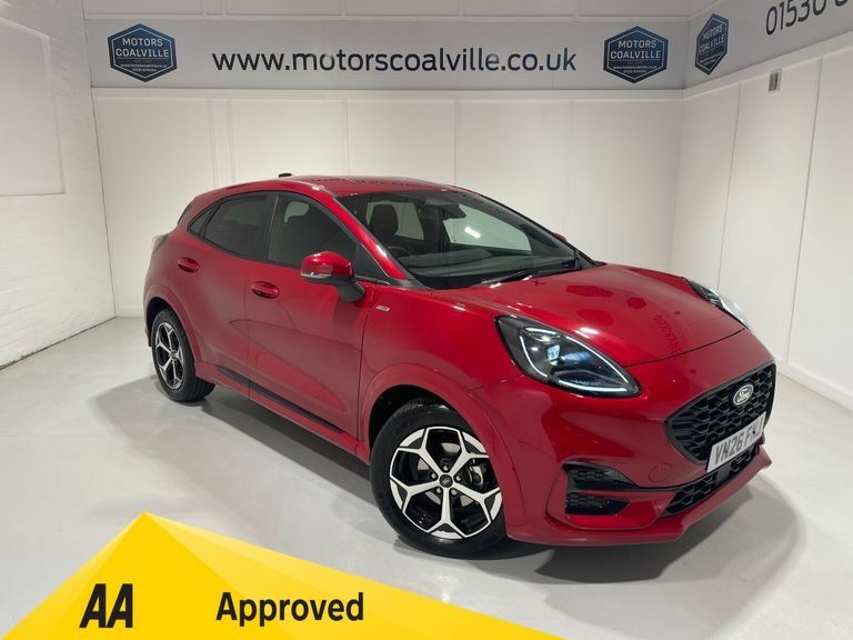 Ford Puma 1.0 Turbo Ecoboost Hybrid 125Ps Mhev 6 Spd St-li Red