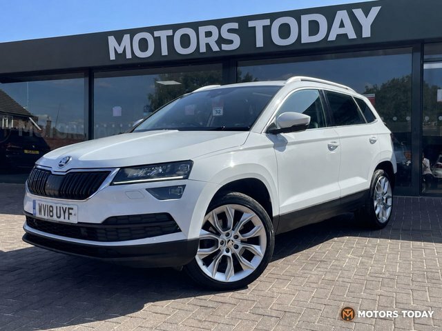 Skoda Karoq 2018 2.0 Tdi Edition Suv Dsg 4Wd Euro 6 White