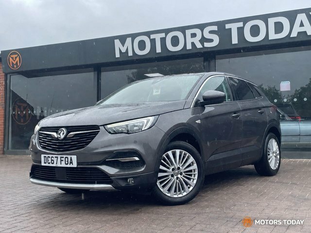 Vauxhall Grandland X 2018 1.2 Turbo Sport Nav Suv Eur Grey