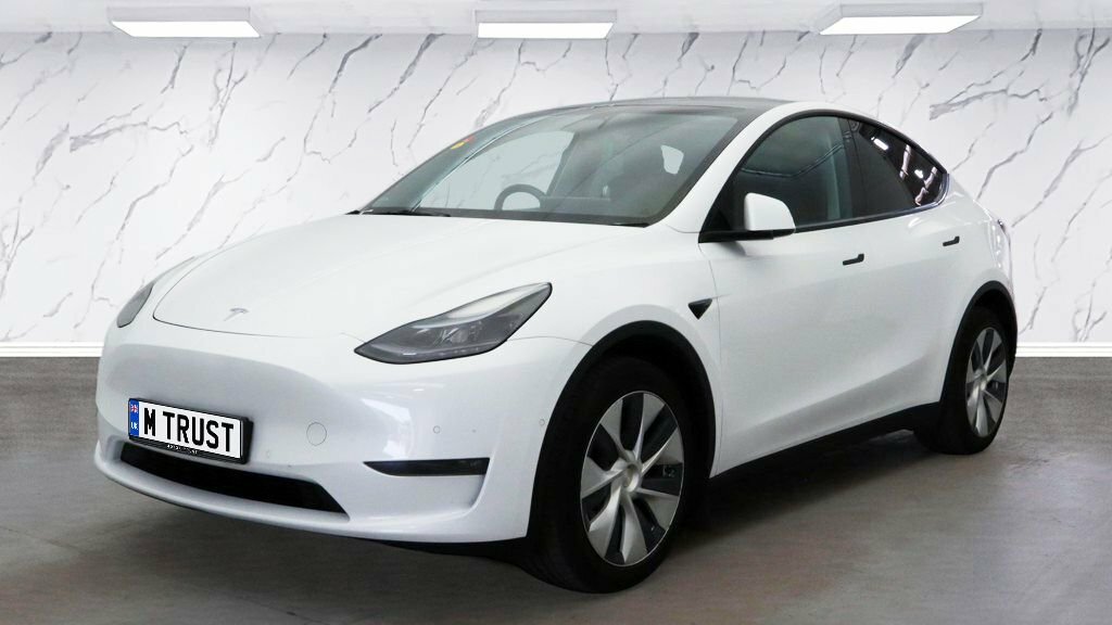Tesla Model Y Suv White #2