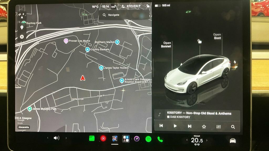Tesla Model 3 Saloon Red #7