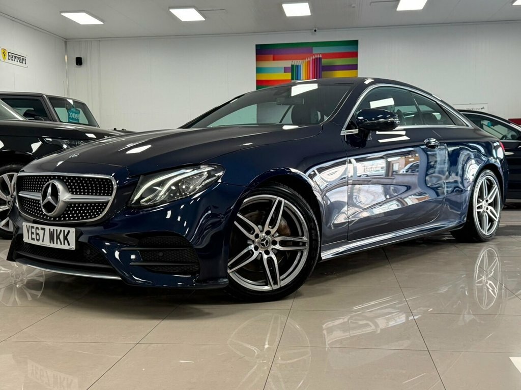 Mercedes-Benz E Class 2L Amg Line YE67WKK Blue