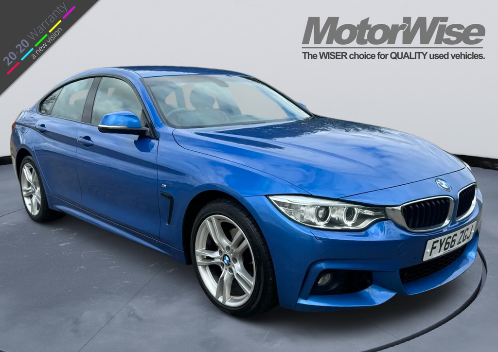 BMW 4 Series 190 Xdrive M Sport Professional Media Blue