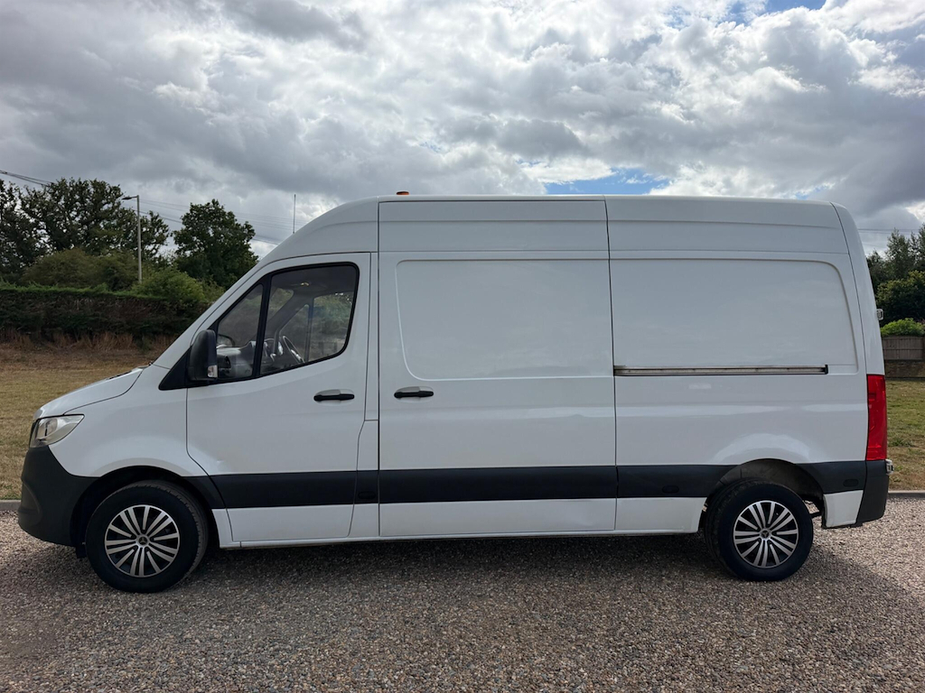 Mercedes-Benz Sprinter Panel Van White #2