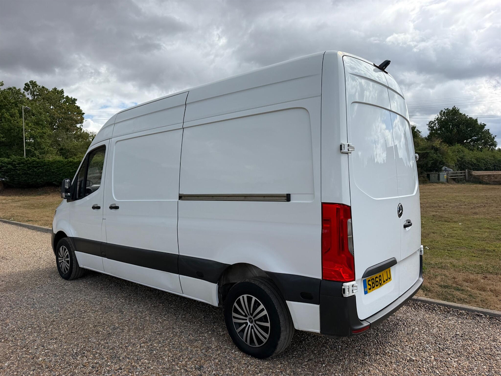 Mercedes-Benz Sprinter Panel Van White #4