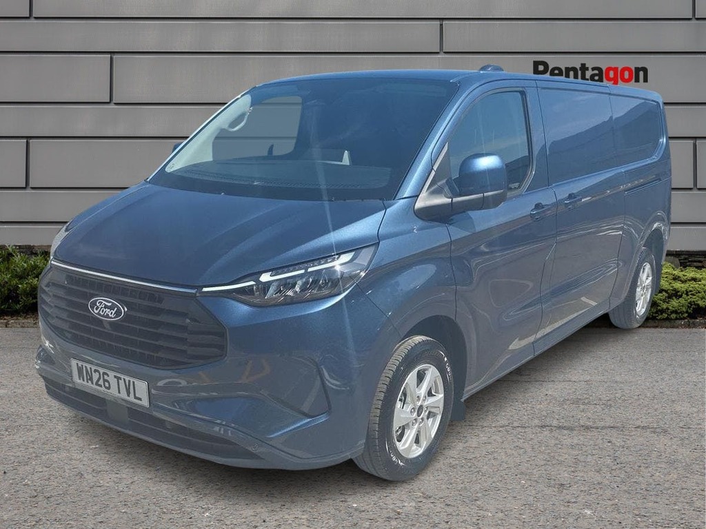 Ford Transit Custom 2.5 320 Duratec 11.8Kwh Limited Panel Van Petr Blue #3