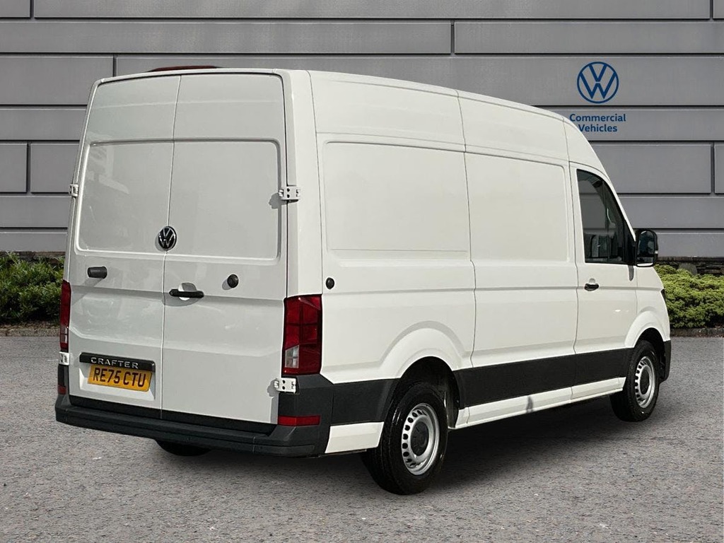 Volkswagen Crafter 2.0 Tdi Cr35 Commerce Plus Panel Van Ma RE75CTU White #4