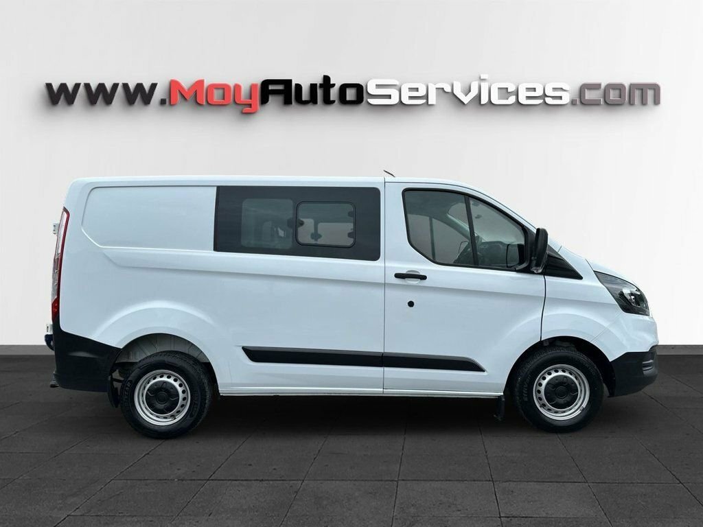 Ford Transit Custom 2.0 300 Ecoblue Leader Crew Van Double Cab Die YR73DTK White #2