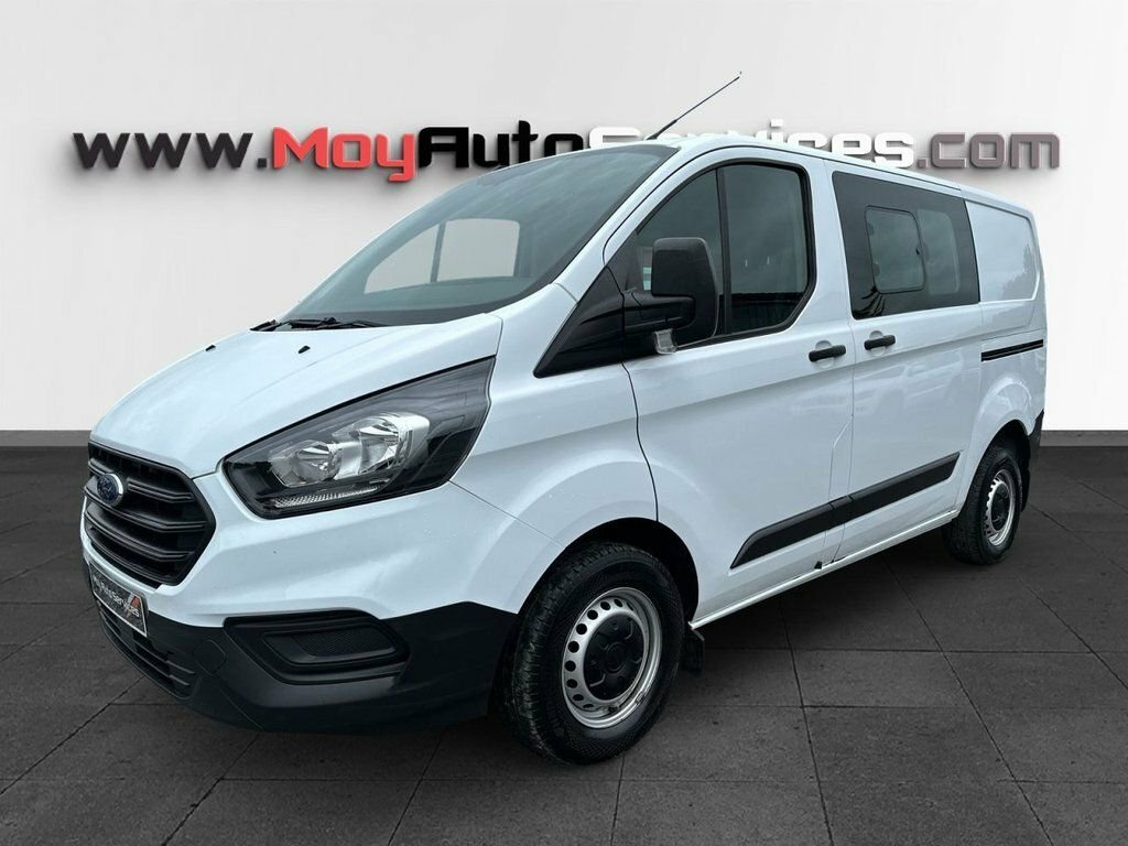 Ford Transit Custom 2.0 300 Ecoblue Leader Crew Van Double Cab Die YR73DTK White #4