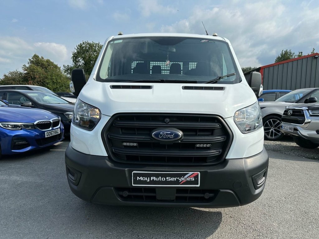 Ford Transit Custom 2.0 350 Ecoblue Leader Chassis Double Cab Dies WGZ3477 White #2