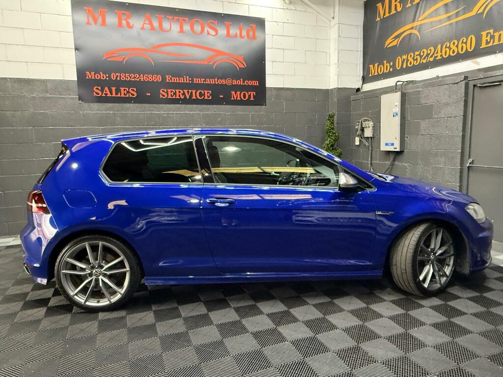 Volkswagen Golf R Blue #3