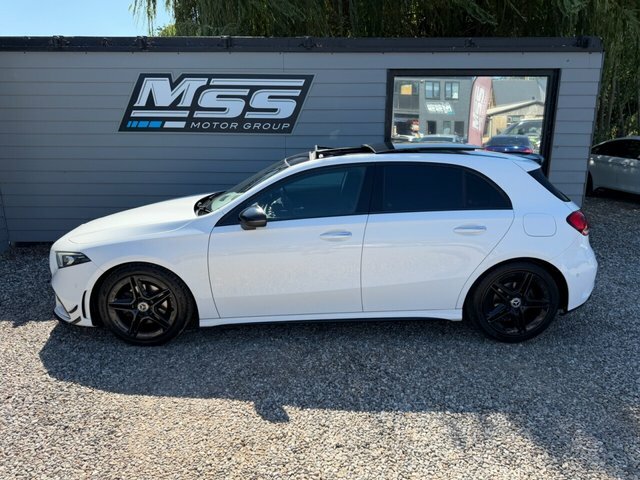 Mercedes-Benz A Class 2019 2.0 A200d Amg Line Premium Plus Hatchback 5 KM19VWY White #2