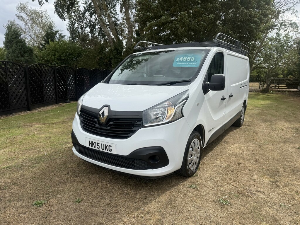 Renault Trafic Panel Van Black #1