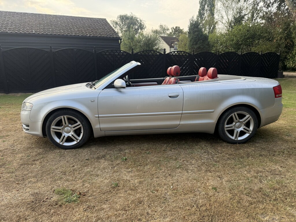 Audi A4 Cabriolet 2.0 Tdi Sport Silver #5