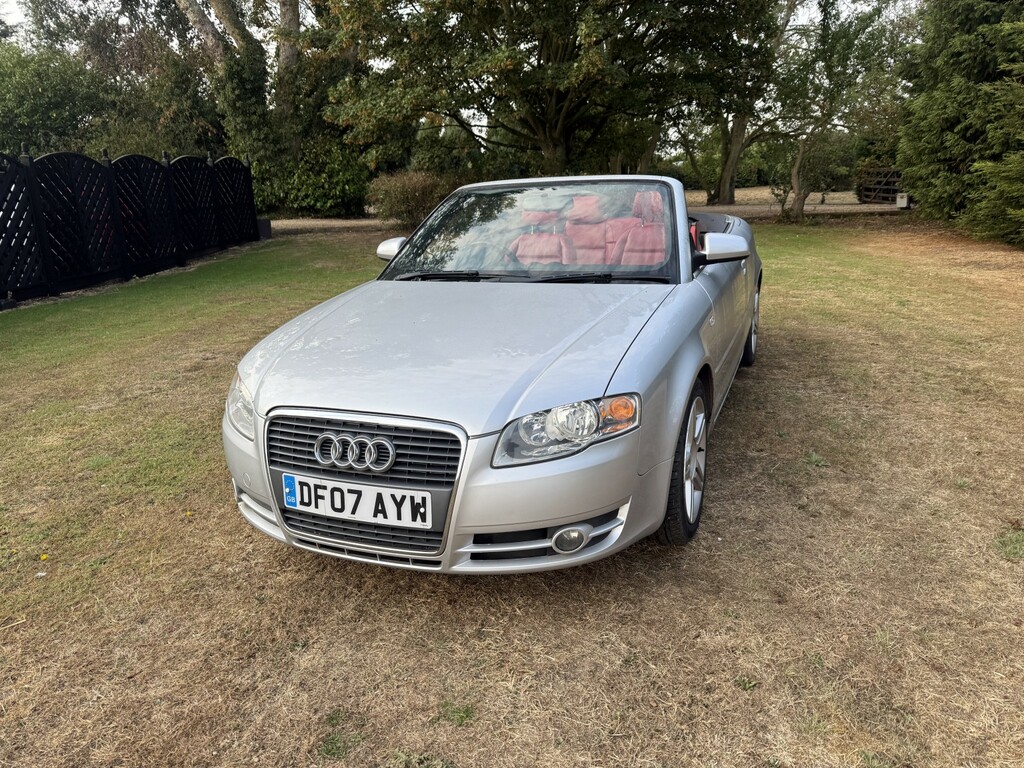 Audi A4 Cabriolet 2.0 Tdi Sport Silver #3
