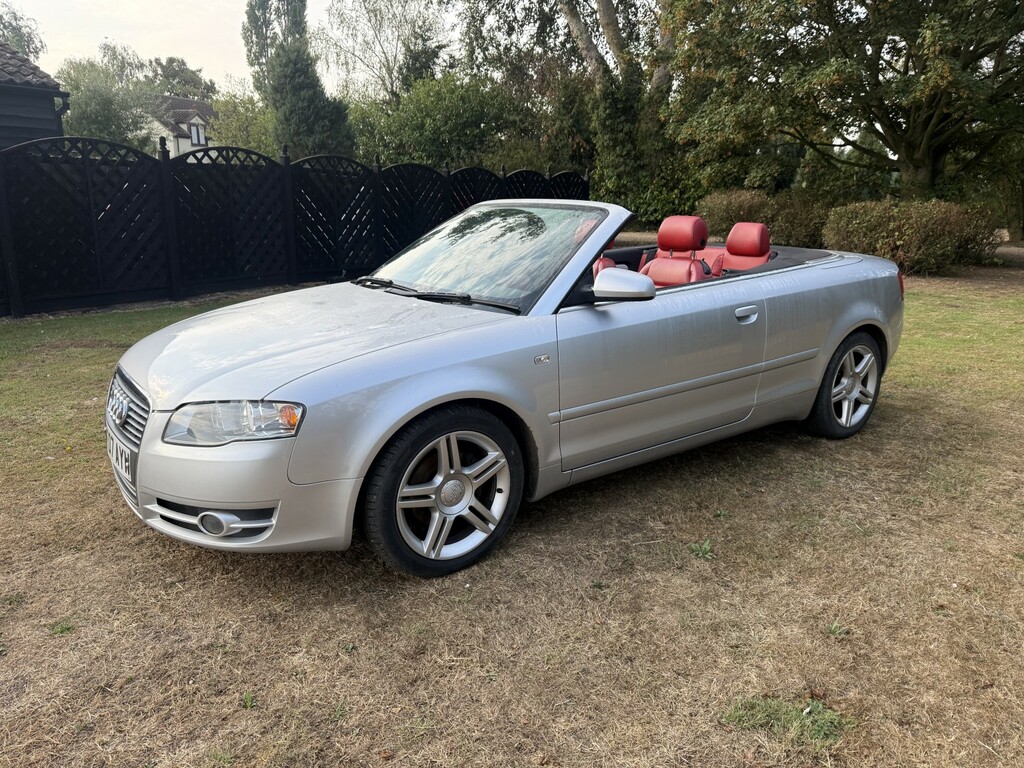 Audi A4 Cabriolet 2.0 Tdi Sport Silver #4