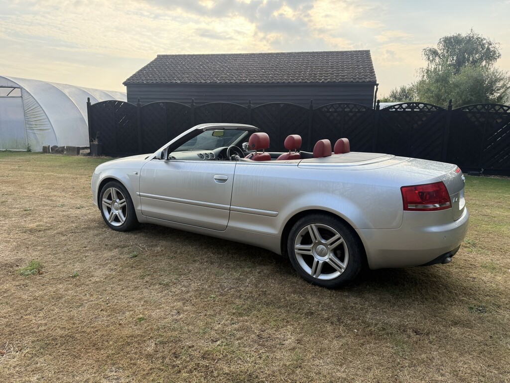 Audi A4 Cabriolet 2.0 Tdi Sport Silver #6