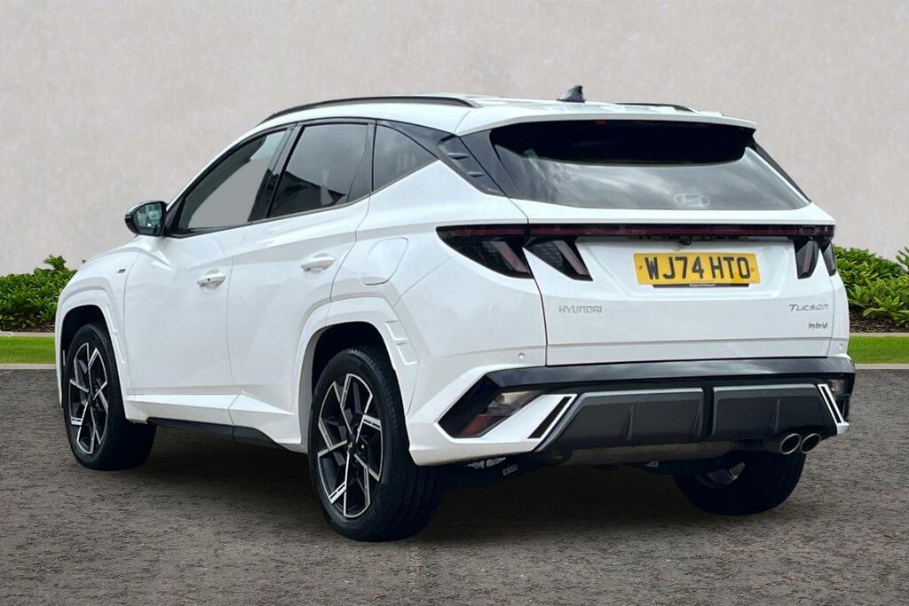 Hyundai Tucson 1.6 T-gdi N Line Euro 6 Ss WJ74HTO White #3
