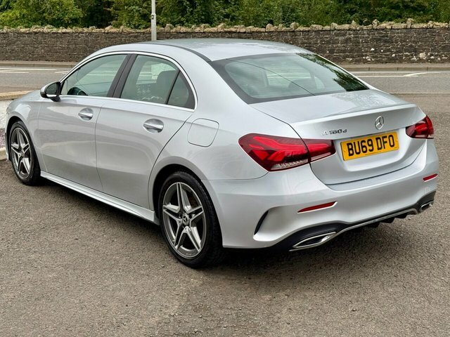 Mercedes-Benz A Class 2019 1.5 A180d Amg Line Saloon 7G-dct E BU69DFO Silver #4