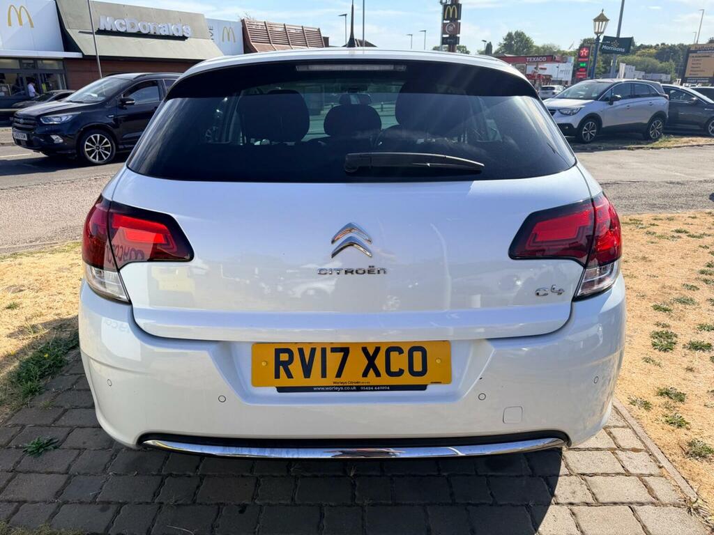 Citroen C4 Hatchback 1.2 Puretech Flair Euro 6 Ss 201 White #6