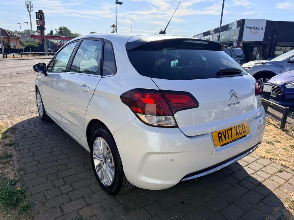 Citroen C4 Hatchback 1.2 Puretech Flair Euro 6 Ss 201 White #4