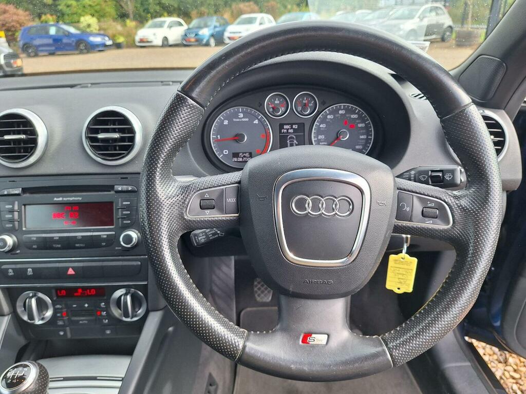 Audi A3 Cabriolet 2L S Line Red #15