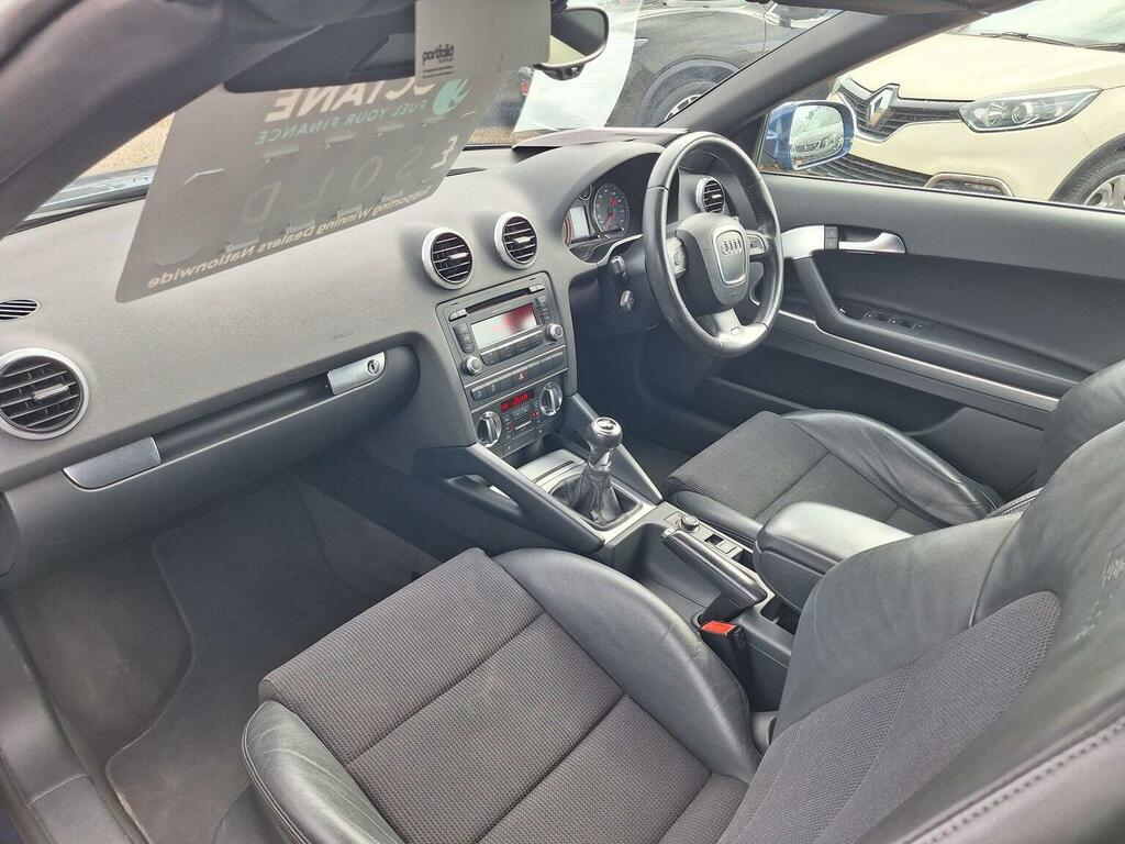 Audi A3 Cabriolet 1.6 Tdi S Line Euro 5 Ss Blue #2