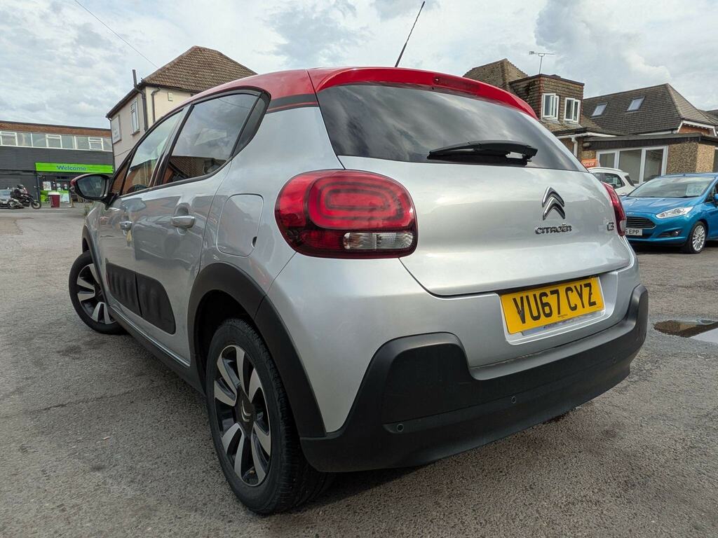 Citroen C3 1.2 Puretech Flair Euro 6 VU67CYZ Silver #4