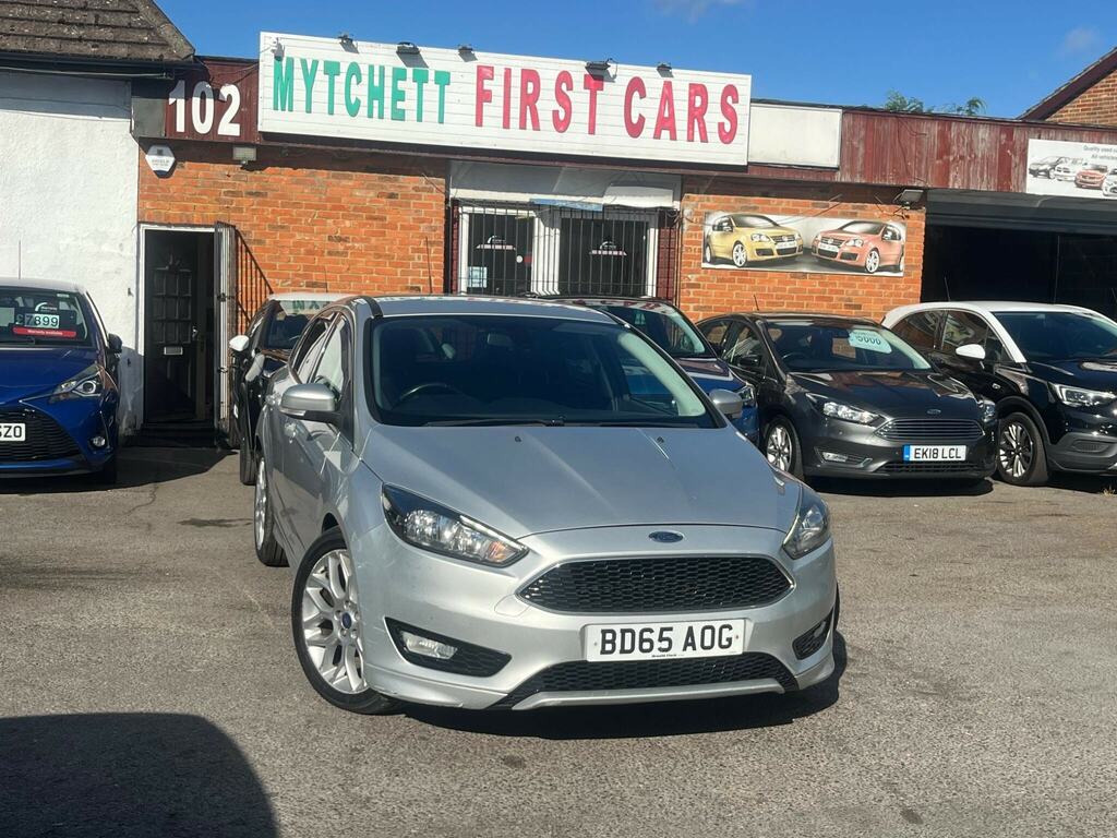 Ford Focus 1.0T Ecoboost Zetec S Euro 6 Ss BD65AOG Silver #4