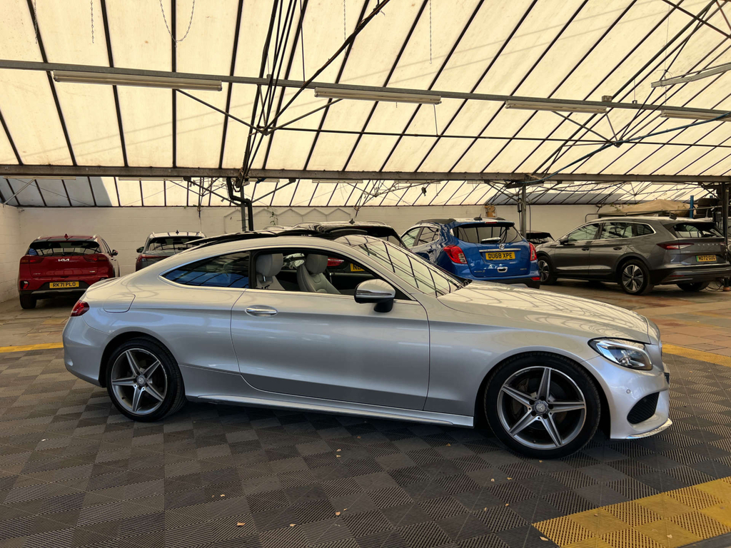 Mercedes-Benz C Class Coupe KM66HMF Silver
