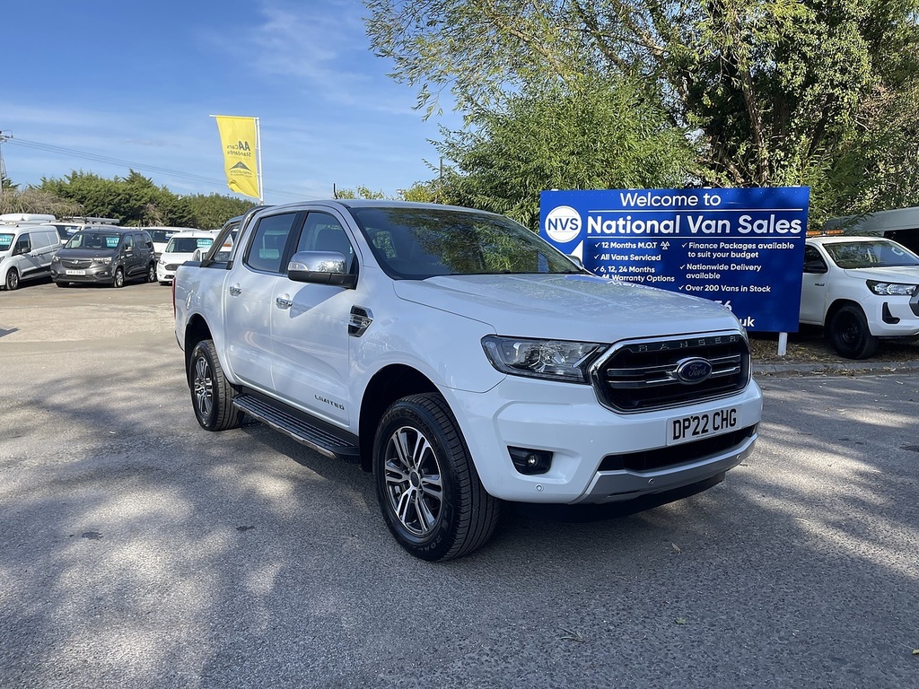 Ford Ranger 2.0 Ecoblue Limited 4Wd Euro 6 Ss White