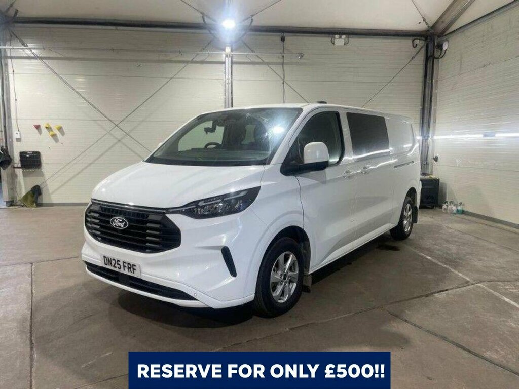 Ford Transit Custom 2.0 320 Ecoblue Limited Crew Van L2 H1 Euro 6 Ss White #2
