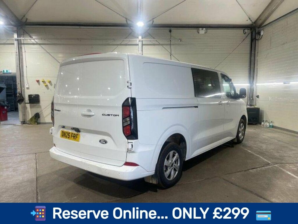 Ford Transit Custom 2.0 320 Ecoblue Limited Crew Van L2 H1 Euro 6 Ss White #4